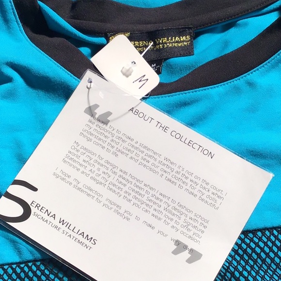 Serena Williams signature statement tunic shirt M - Picture 5 of 5